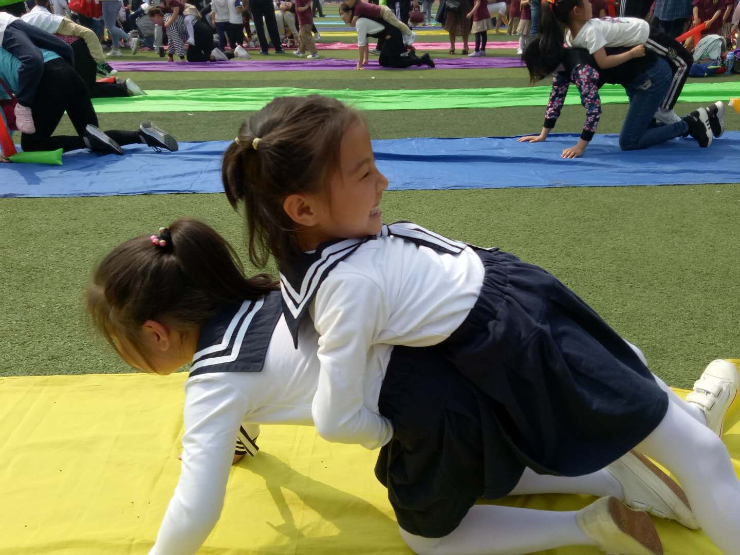 石家莊私立一中一幼“2018年春季親子運動會”活動報道