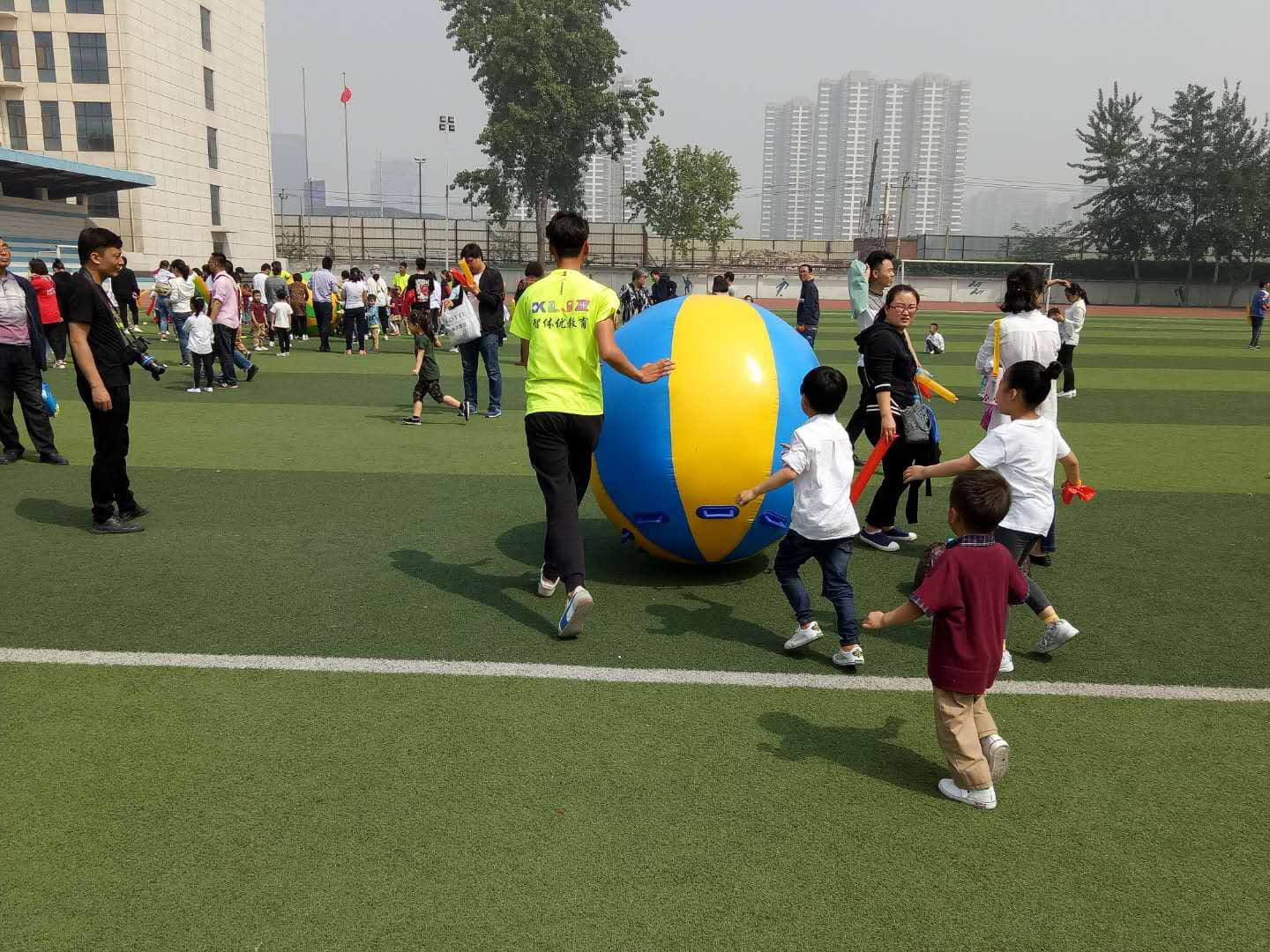 石家莊私立一中一幼“2018年春季親子運動會”活動報道