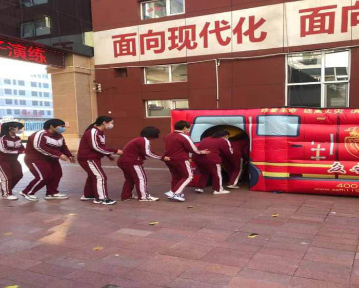 石家莊私立第一中學(xué)幼兒園“大手拉小手 幸福平安行”消防安全逃生親子演練活動圓滿成功！