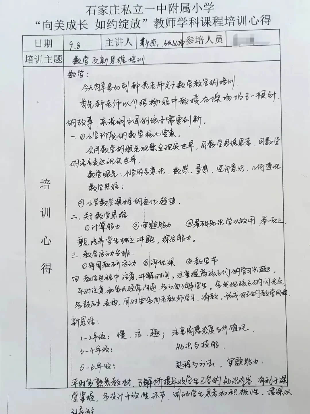 【研研秋日·賦能未來】“向美成長 如約綻放”教師研修培訓紀實〈四〉